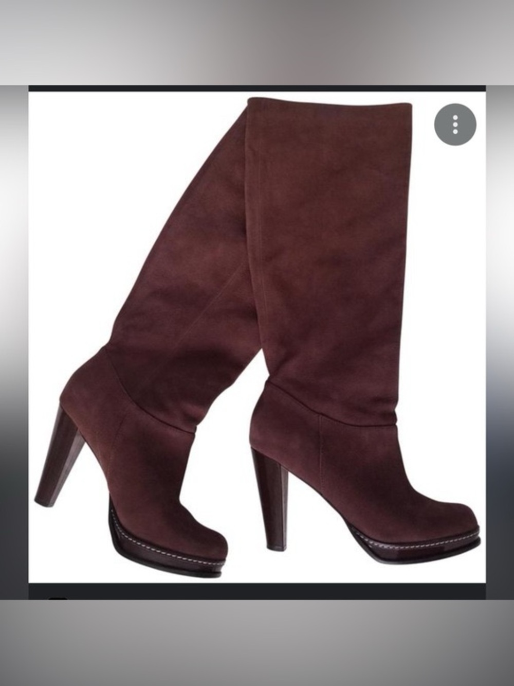 Cole Haan Women's Over-the-Knee Suede Boots in Dark Brown